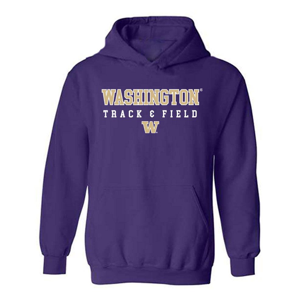 Washington - NCAA Women's Track & Field : Adrienne Edwards - Classic Shersey Hooded Sweatshirt-0