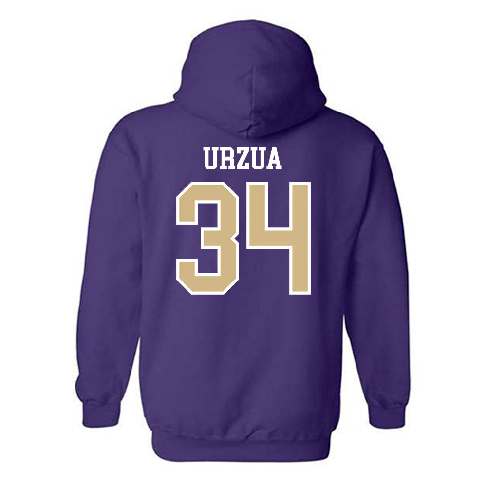 Washington - NCAA Beach Volleyball : Alina Urzua - Sports Shersey Hooded Sweatshirt-1