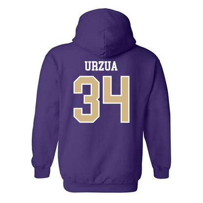Washington - NCAA Beach Volleyball : Alina Urzua - Sports Shersey Hooded Sweatshirt-1