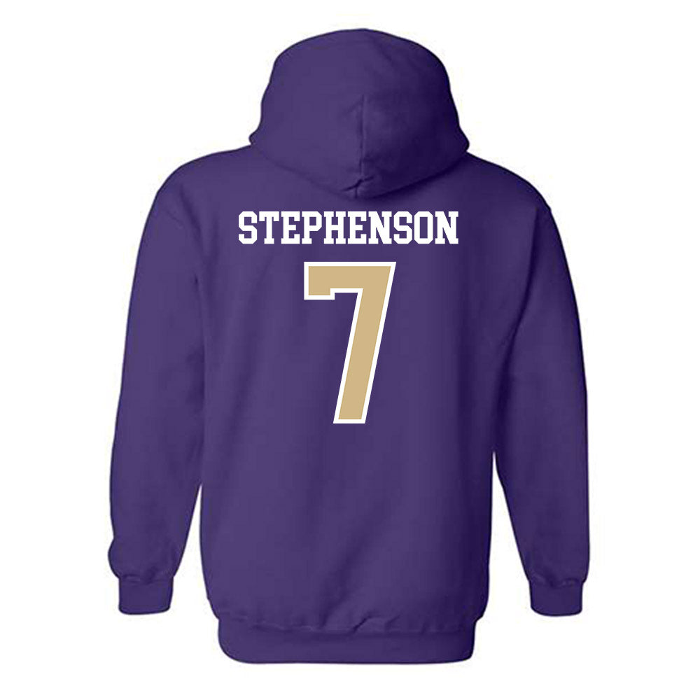Washington - NCAA Beach Volleyball : Piper Stephenson - Sports Shersey Hooded Sweatshirt-1
