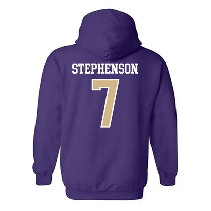 Washington - NCAA Beach Volleyball : Piper Stephenson - Sports Shersey Hooded Sweatshirt-1