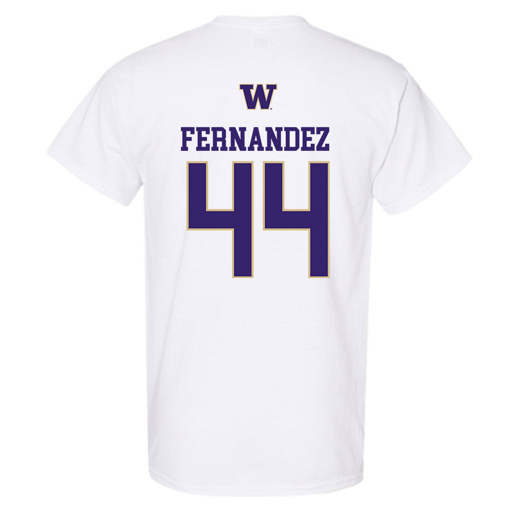 Washington - NCAA Men's Soccer : Gabe Fernandez - Sports Shersey T-Shirt-1