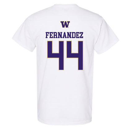 Washington - NCAA Men's Soccer : Gabe Fernandez - Sports Shersey T-Shirt-1