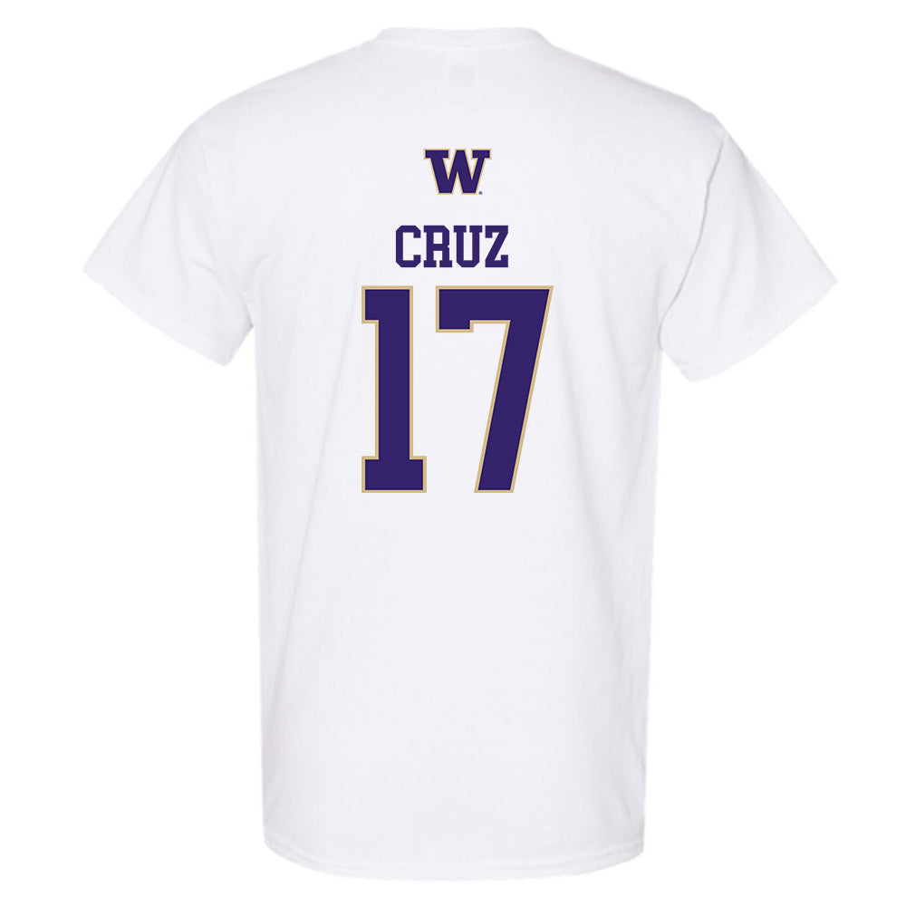 Washington - NCAA Men's Soccer : Cameron Cruz - Sports Shersey T-Shirt-1