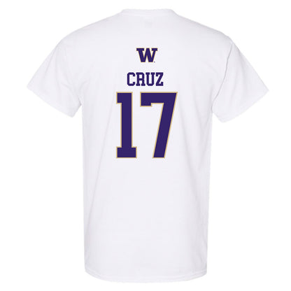 Washington - NCAA Men's Soccer : Cameron Cruz - Sports Shersey T-Shirt-1