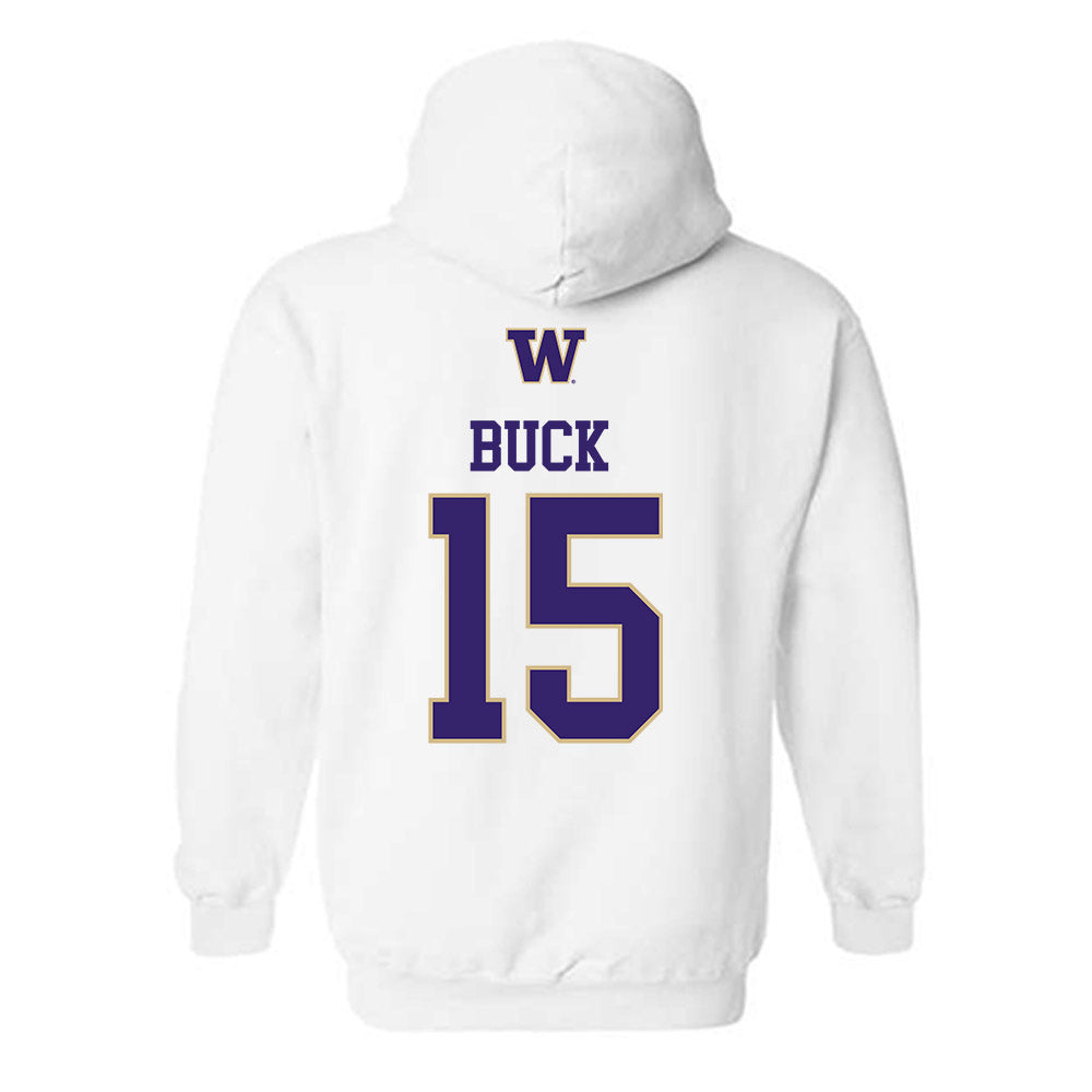 Washington - NCAA Women's Soccer : Alex Buck - Sports Shersey Hooded Sweatshirt-1