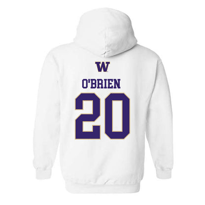 Washington - NCAA Men's Soccer : Nick O'Brien - Sports Shersey Hooded Sweatshirt-1