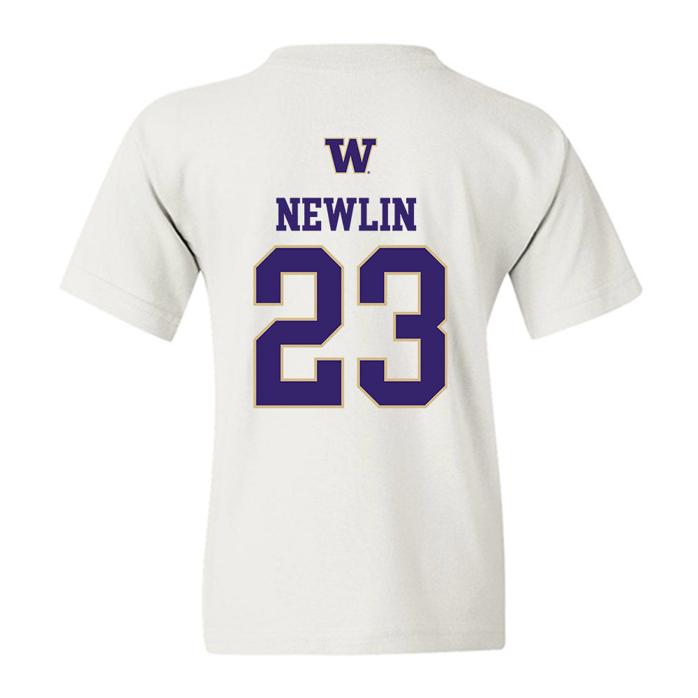 Washington - NCAA Women's Soccer : Lucy Newlin - Sports Shersey Youth T-Shirt-1