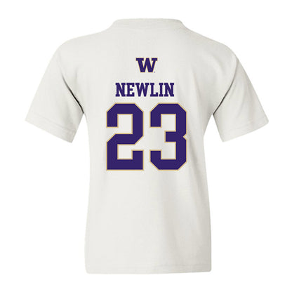 Washington - NCAA Women's Soccer : Lucy Newlin - Sports Shersey Youth T-Shirt-1