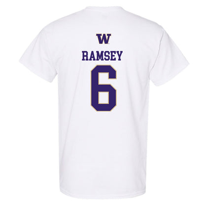 Washington - NCAA Men's Soccer : Zach Ramsey - Sports Shersey T-Shirt-1