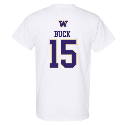 Washington - NCAA Women's Soccer : Alex Buck - Sports Shersey T-Shirt-1