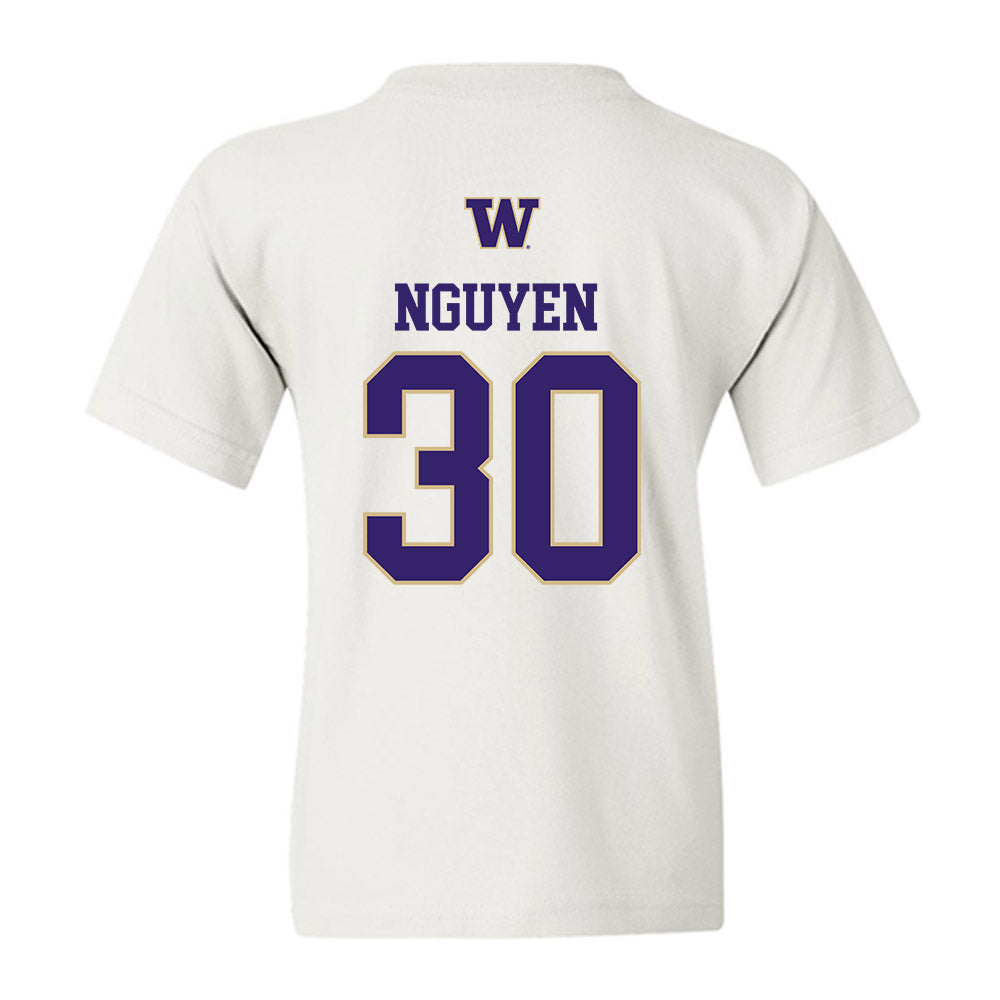 Washington - NCAA Women's Soccer : Avery Nguyen - Sports Shersey Youth T-Shirt-1