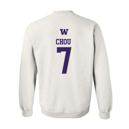 Washington - NCAA Women's Soccer : ANGELICA Chou - Sports Shersey Crewneck Sweatshirt-1