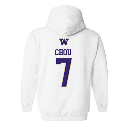 Washington - NCAA Women's Soccer : ANGELICA Chou - Sports Shersey Hooded Sweatshirt-1