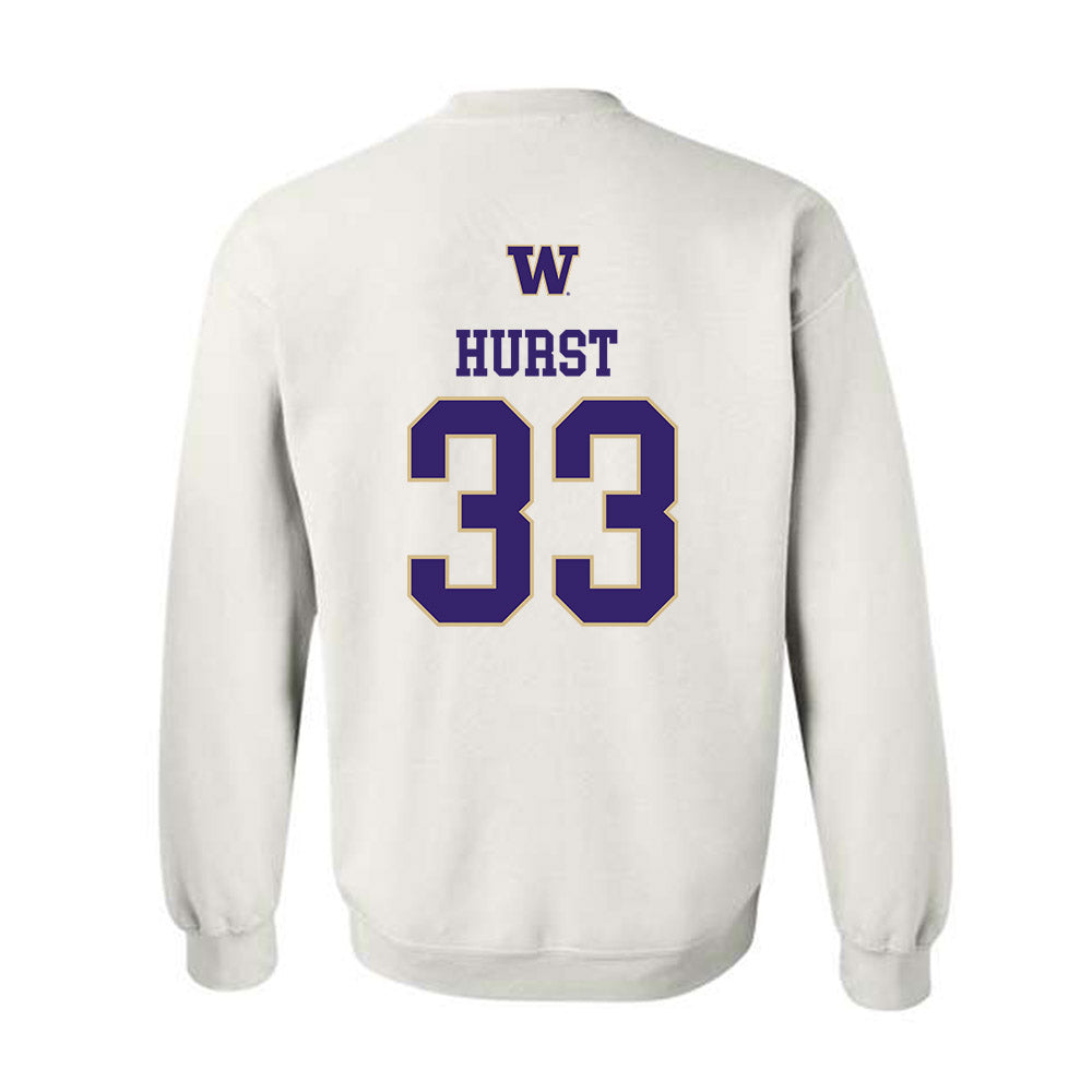 Washington - NCAA Women's Soccer : Rylie Hurst - Sports Shersey Crewneck Sweatshirt-1