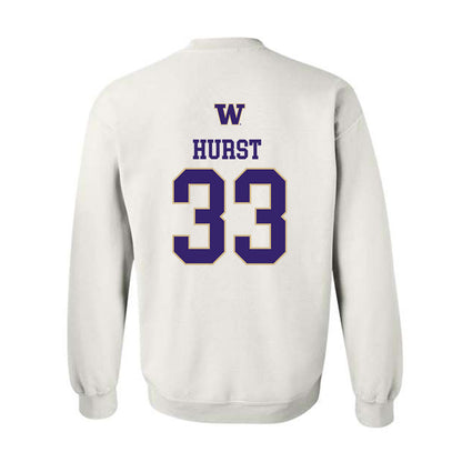 Washington - NCAA Women's Soccer : Rylie Hurst - Sports Shersey Crewneck Sweatshirt-1