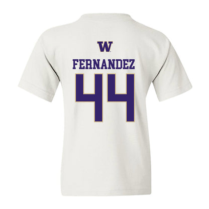 Washington - NCAA Men's Soccer : Gabe Fernandez - Sports Shersey Youth T-Shirt-1