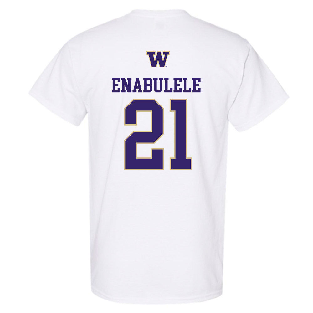 Washington - NCAA Men's Soccer : Osato Enabulele - Sports Shersey T-Shirt-1