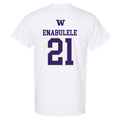 Washington - NCAA Men's Soccer : Osato Enabulele - Sports Shersey T-Shirt-1