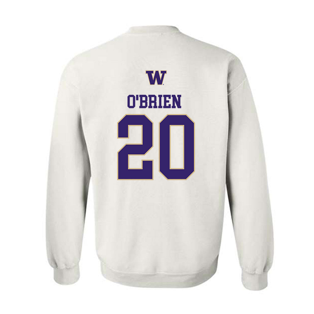 Washington - NCAA Men's Soccer : Nick O'Brien - Sports Shersey Crewneck Sweatshirt-1