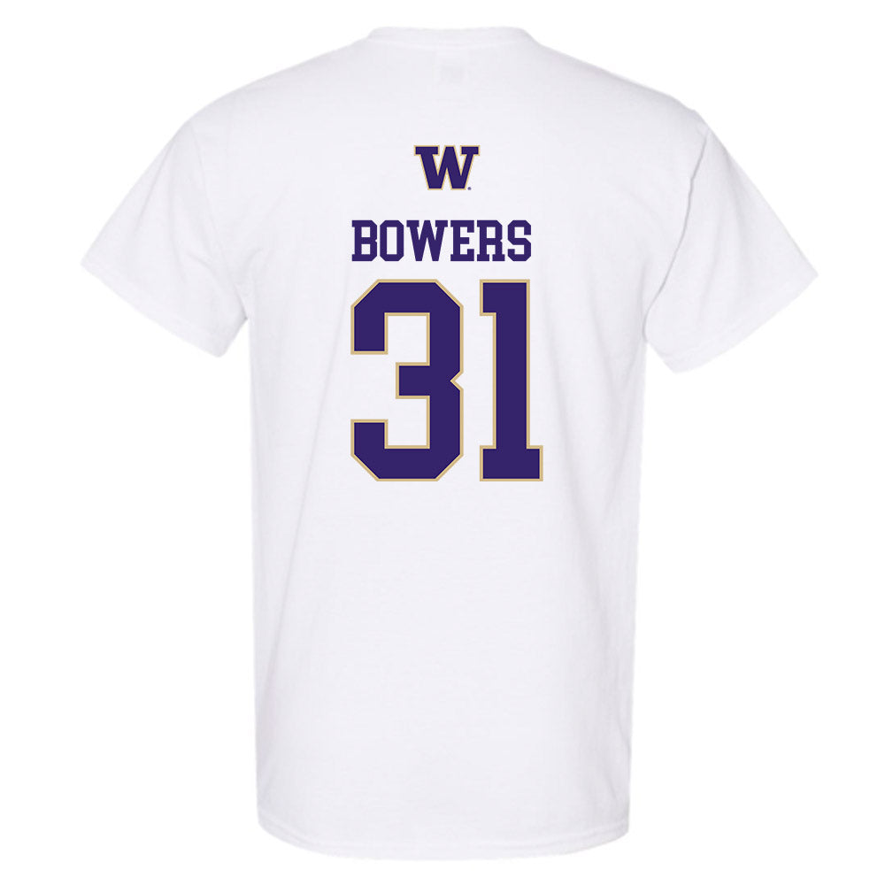 Washington - NCAA Men's Soccer : Brecken Bowers - Sports Shersey T-Shirt-1