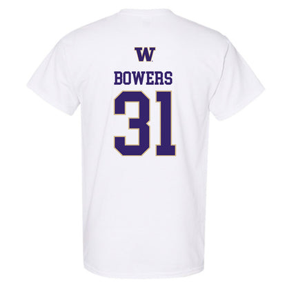 Washington - NCAA Men's Soccer : Brecken Bowers - Sports Shersey T-Shirt-1