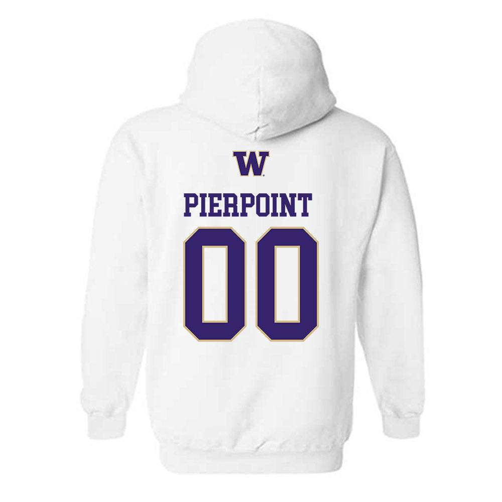 Washington - NCAA Men's Soccer : Kenny Pierpoint - Sports Shersey Hooded Sweatshirt-1
