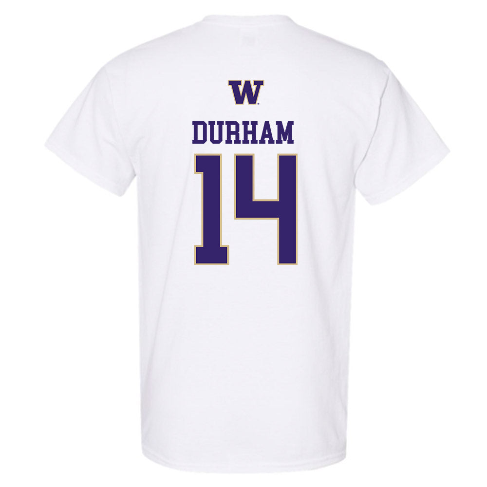 Washington - NCAA Women's Soccer : Elle Durham - Sports Shersey T-Shirt-1