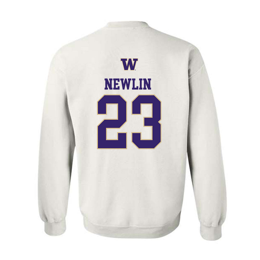 Washington - NCAA Women's Soccer : Lucy Newlin - Sports Shersey Crewneck Sweatshirt-1