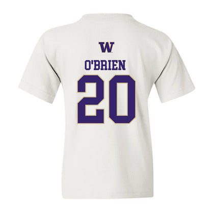 Washington - NCAA Men's Soccer : Nick O'Brien - Sports Shersey Youth T-Shirt-1