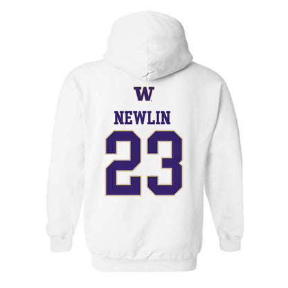Washington - NCAA Women's Soccer : Lucy Newlin - Sports Shersey Hooded Sweatshirt-1