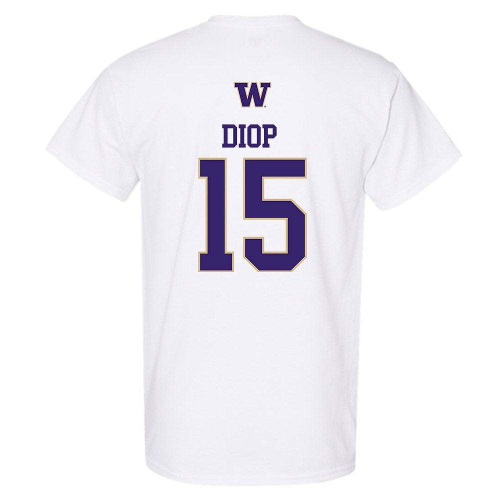 Washington - NCAA Men's Soccer : Mani Diop - Sports Shersey T-Shirt-1