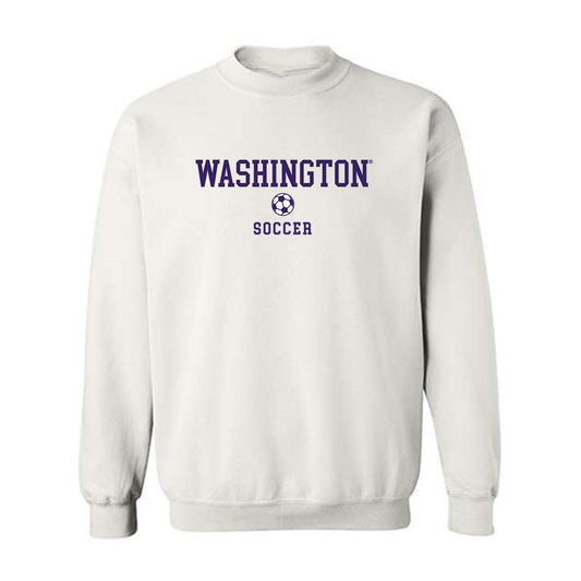 Washington - NCAA Men's Soccer : Zack Meier - Sports Shersey Crewneck Sweatshirt-0