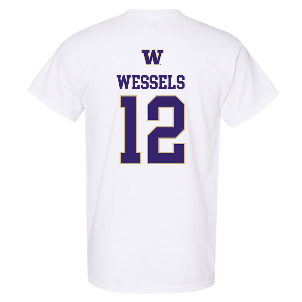 Washington - NCAA Women's Volleyball : Katy Wessels - Sports Shersey T-Shirt-1