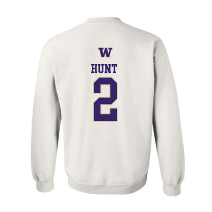 Washington - NCAA Women's Volleyball : Julia Hunt - Sports Shersey Crewneck Sweatshirt-1