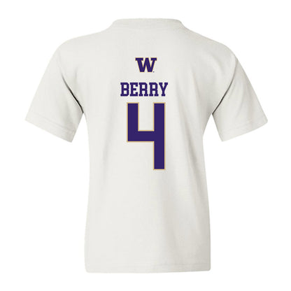 Washington - NCAA Women's Volleyball : Ava jo Berry - Sports Shersey Youth T-Shirt-1