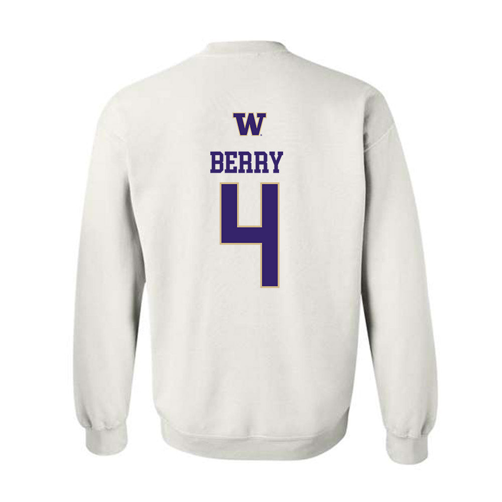 Washington - NCAA Women's Volleyball : Ava jo Berry - Sports Shersey Crewneck Sweatshirt-1