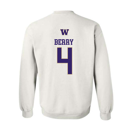 Washington - NCAA Women's Volleyball : Ava jo Berry - Sports Shersey Crewneck Sweatshirt-1