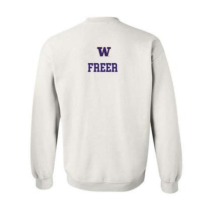 Washington - NCAA Women's Rowing : Jordan Freer - Sports Shersey Crewneck Sweatshirt-1