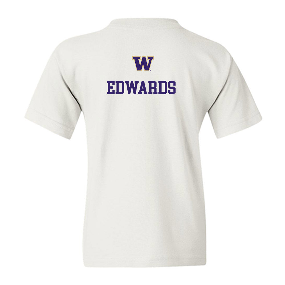 Washington - NCAA Women's Track & Field : Adrienne Edwards - Sports Shersey Youth T-Shirt-1