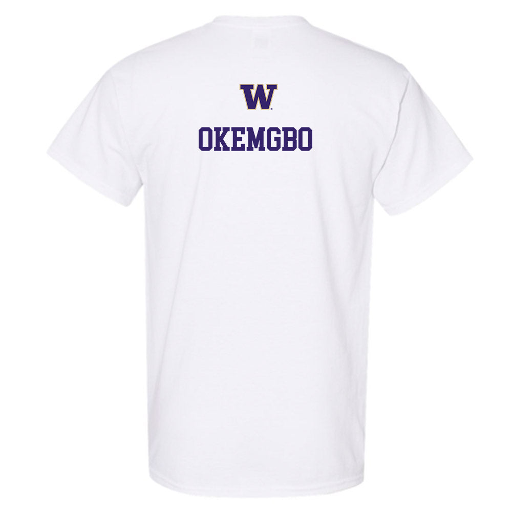 Washington - NCAA Women's Track & Field : Chiche Okemgbo - Sports Shersey T-Shirt-1