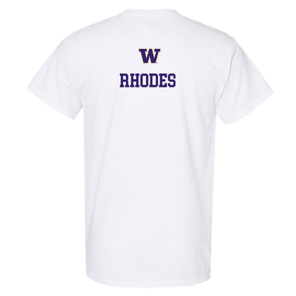 Washington - NCAA Men's Track & Field : Alexander Rhodes - Sports Shersey T-Shirt-1