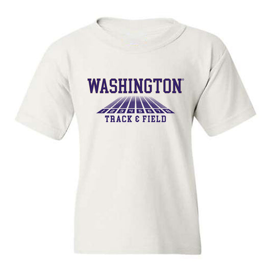 Washington - NCAA Men's Track & Field : Tomeko Cates - Sports Shersey Youth T-Shirt-0