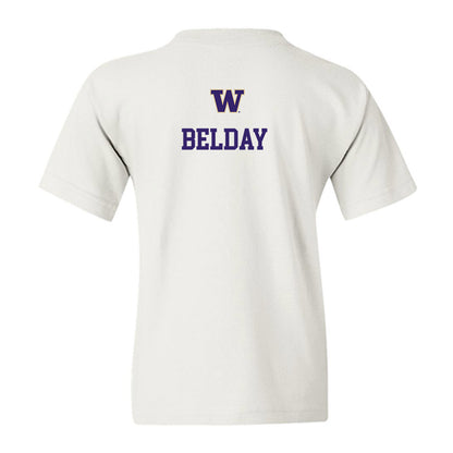Washington - NCAA Men's Tennis : Rohan Belday - Sports Shersey Youth T-Shirt-1