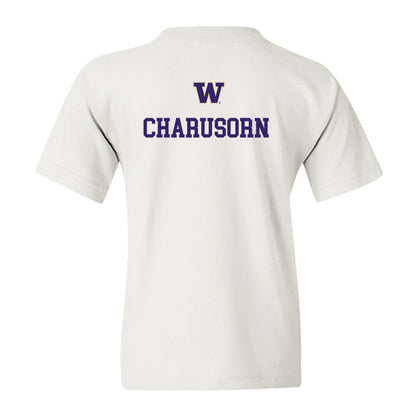 Washington - NCAA Men's Tennis : Penn Charusorn - Sports Shersey Youth T-Shirt-1