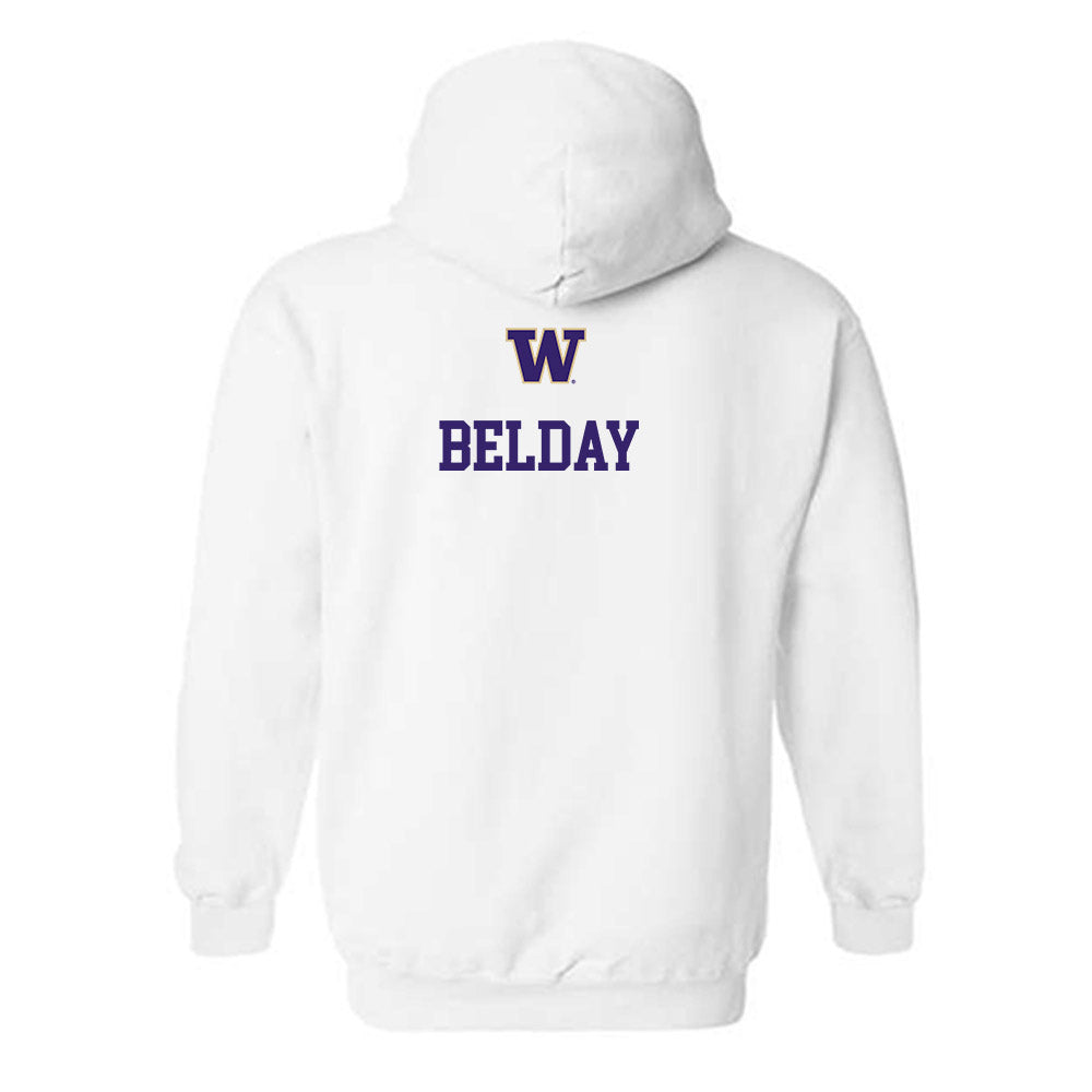 Washington - NCAA Men's Tennis : Rohan Belday - Sports Shersey Hooded Sweatshirt-1