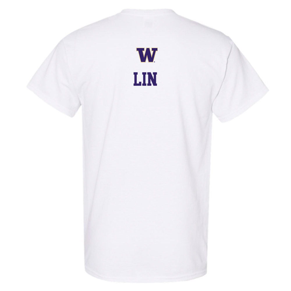 Washington - NCAA Women's Gymnastics : Kristin Lin - Sports Shersey T-Shirt-1