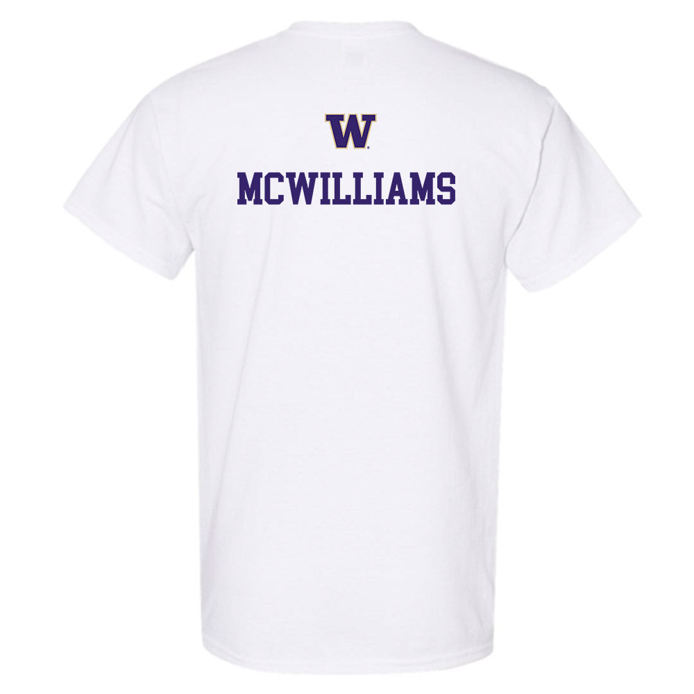 Washington - NCAA Women's Gymnastics : Caitlin McWilliams - Sports Shersey T-Shirt-1