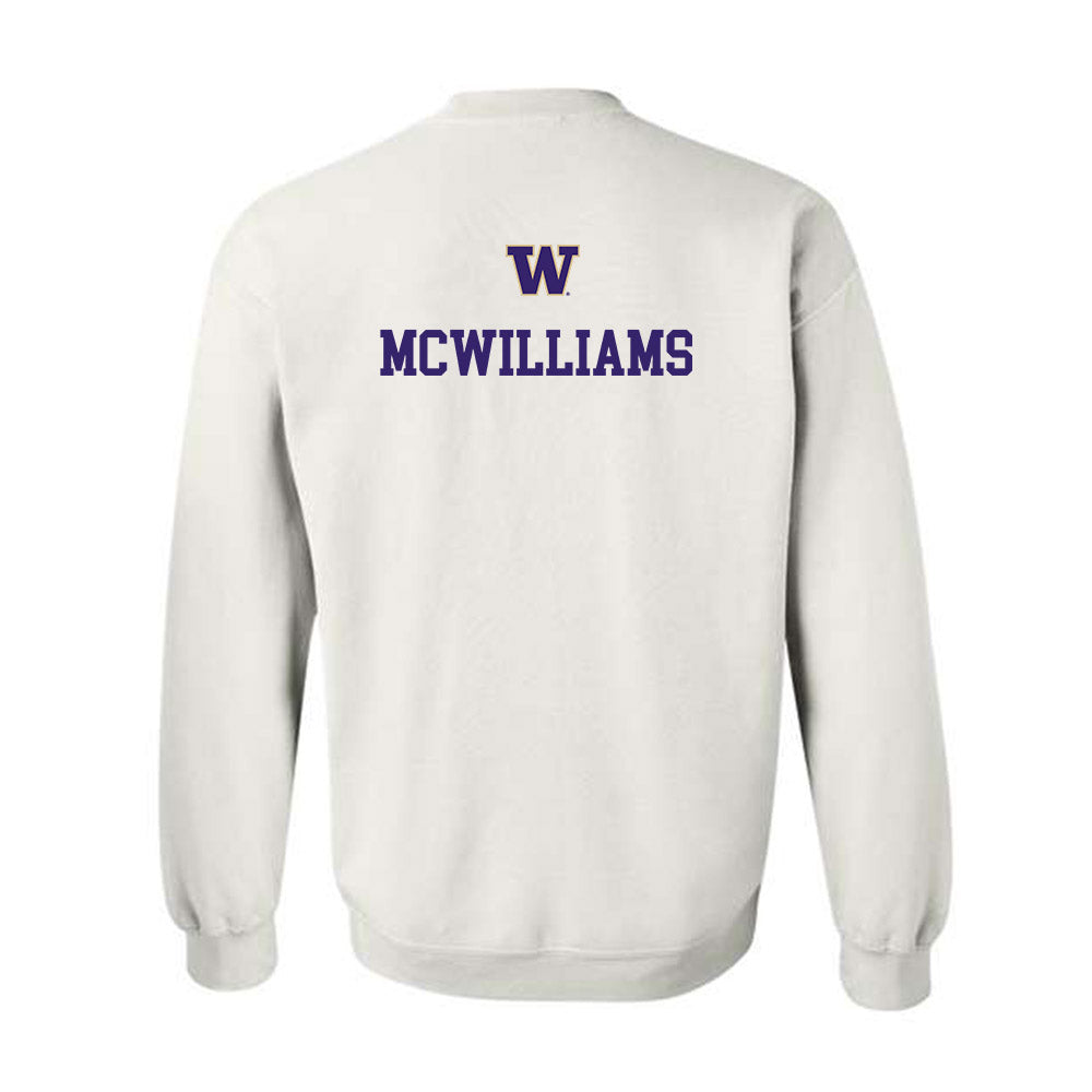 Washington - NCAA Women's Gymnastics : Caitlin McWilliams - Sports Shersey Crewneck Sweatshirt-1