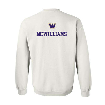 Washington - NCAA Women's Gymnastics : Caitlin McWilliams - Sports Shersey Crewneck Sweatshirt-1